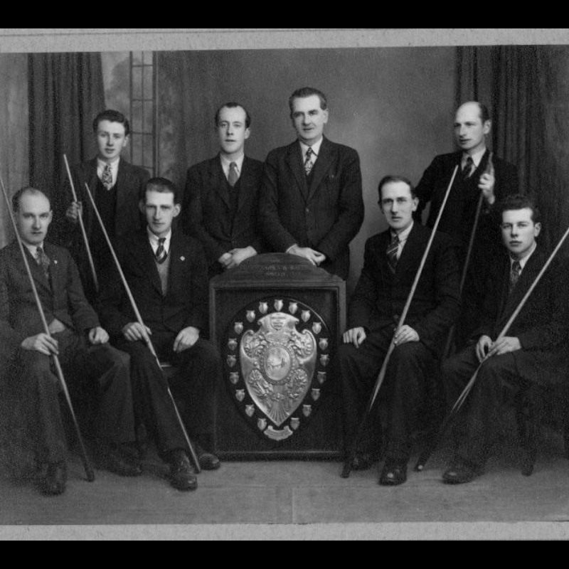 Foresters Billiards team c1900 (**Courtesy of Museum Services, Fermanagh & Omagh District Council)