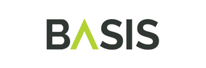 Basis logo with 'basis' in black and green text