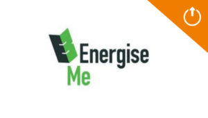 energise me logo with stylized arrow flight and orange embedded in the community links graphic