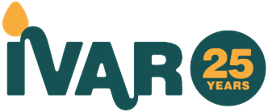 IVAR logo. 25 years.