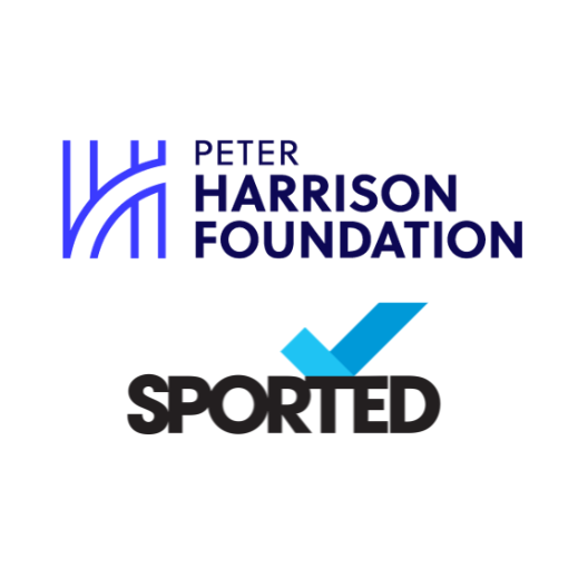 Peter Harrison Foundation and Sported logo