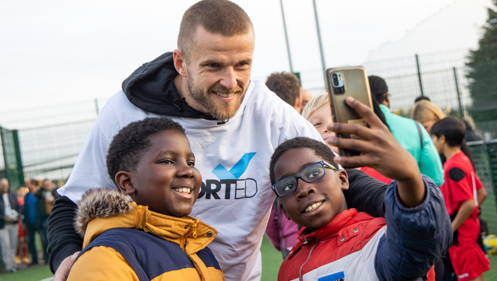 Sported Ambassador Eric Dier