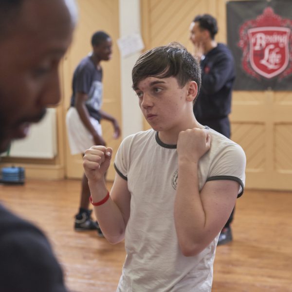 Boxing 4 Life in Leytonston, provides boxing and fitness training for young kids to young adults. The comunity project is supported by Sporteducate and Deutsche Bank
Date: 16 May 2017
Photograph by Amit Lennon